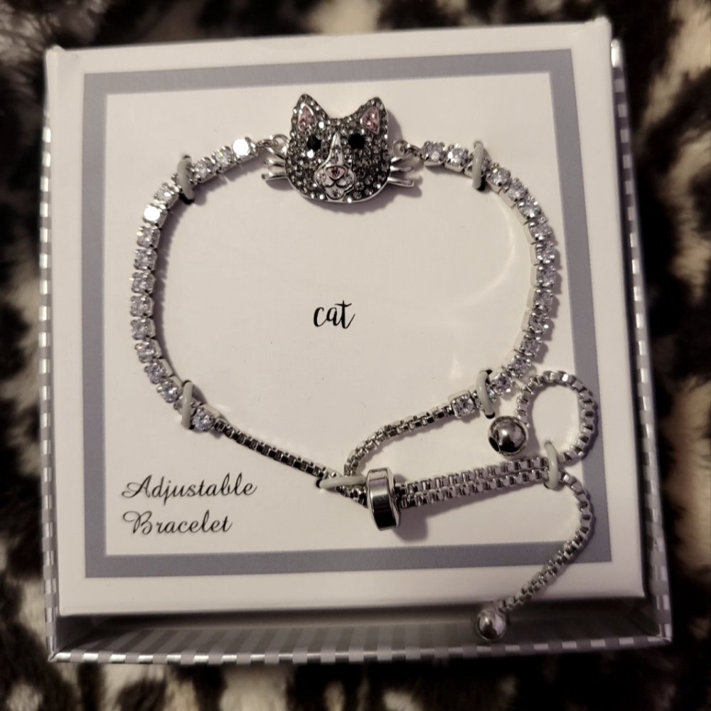 Adjustable Cat bracelet